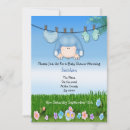 Buscar funny baby invitaciones Azul