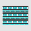 Buscar lunares la turquesa de papel de seda Vintage