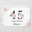 Buscar 45 años tarjetas Para ella