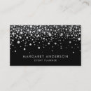 Buscar plata y negro tarjetas de visita Diseño interior