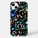 Buscar notas musicales iphone fundas Patrón