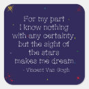 Buscar van gogh pegatinas Elegante