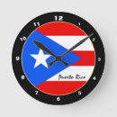 Buscar puerto rico relojes de pared Patriótico