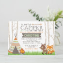 Buscar teepee invitaciones Bosque