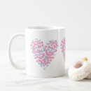 Buscar flores en forma de corazón tazas General y unisex