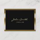 Buscar joyas tarjetas de visita Oro