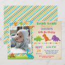 Buscar del dinosaurio invitaciones de cumpleaños Dinosaurios