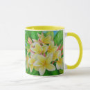 Buscar plumeria tazas Acuarela