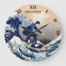 Buscar persona que practica surf relojes de pared El practicar surf