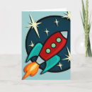 Buscar viaje espacial tarjetas Retro