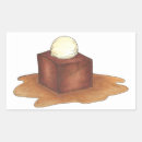 Buscar postre rectangulares pegatinas Caramelo
