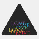 Buscar amor triangulares pegatinas Orgullo gay