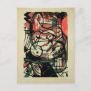 Buscar caballo abstracto postales Azul