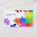 Buscar rompecabezas tarjetas de visita Pedazos