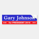 Buscar gary johnson pegatinas parachoque Presidente