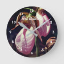 Buscar orquídea relojes de pared Fotografía