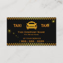 Buscar cab tarjetas de visita Taxi amarillo
