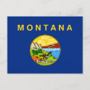 Buscar bandera de montana postales Americano