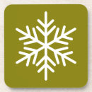 Buscar nieve posavasos Blanco