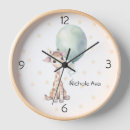 Buscar animales salvajes relojes de pared Para niños