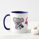 Buscar bandera de australia tazas Koala