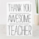 Buscar gran profesor tarjetas Agradecido
