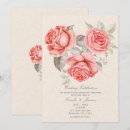 Buscar coral y menta invitaciones Floral