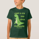 Buscar dinosaurios los niño camisetas Verde