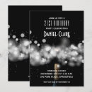 Buscar champagne party invitaciones Blanco y negro
