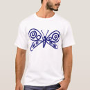 Buscar mariposa azul camisetas Simple