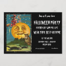 Buscar gato en luna postales Saludos de halloween