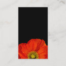 Buscar amapola roja tarjetas de visita General y unisex