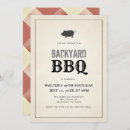 Buscar pig invitaciones Gingham