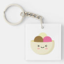 Buscar helado de fresa llaveros Adorable