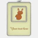 Buscar conejo de pascua adornos Marrón