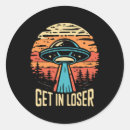 Buscar perdedor pegatinas Extraterrestre