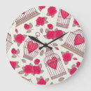 Buscar jaula pájaros de relojes de pared Flores