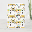 Buscar autobús escolar amarillo tarjetas Adorable
