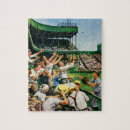 Buscar estadio de béisbol puzzles Vintage