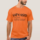 Buscar definición del sarcasmo camisetas Divertido