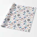 Buscar nautical papel de regalo Barco
