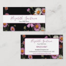 Buscar margaritas tarjetas de visita Negrita
