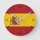 Buscar bandera españa de relojes de pared Patriótico