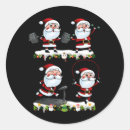 Buscar pesas de gimnasia pegatinas Santa