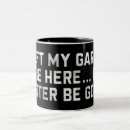 Buscar garaje tazas Divertido