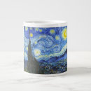 Buscar noche estrellada tazas Azul