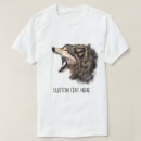 Buscar dibujo del lobo camisetas Para él