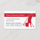 Buscar housekeeper tarjetas de visita Empleada doméstica