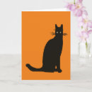 Buscar silueta del gato tarjetas Gatito