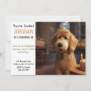Buscar goldendoodle invitaciones Lindo